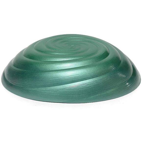Blue Green Handblown Serving Bowl Glass Art Oval Shaped 13x8.5x3 - Picture 9 of 10